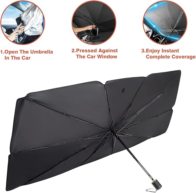 premium Car Windshield Sunshade Foldable Front Window Cover
