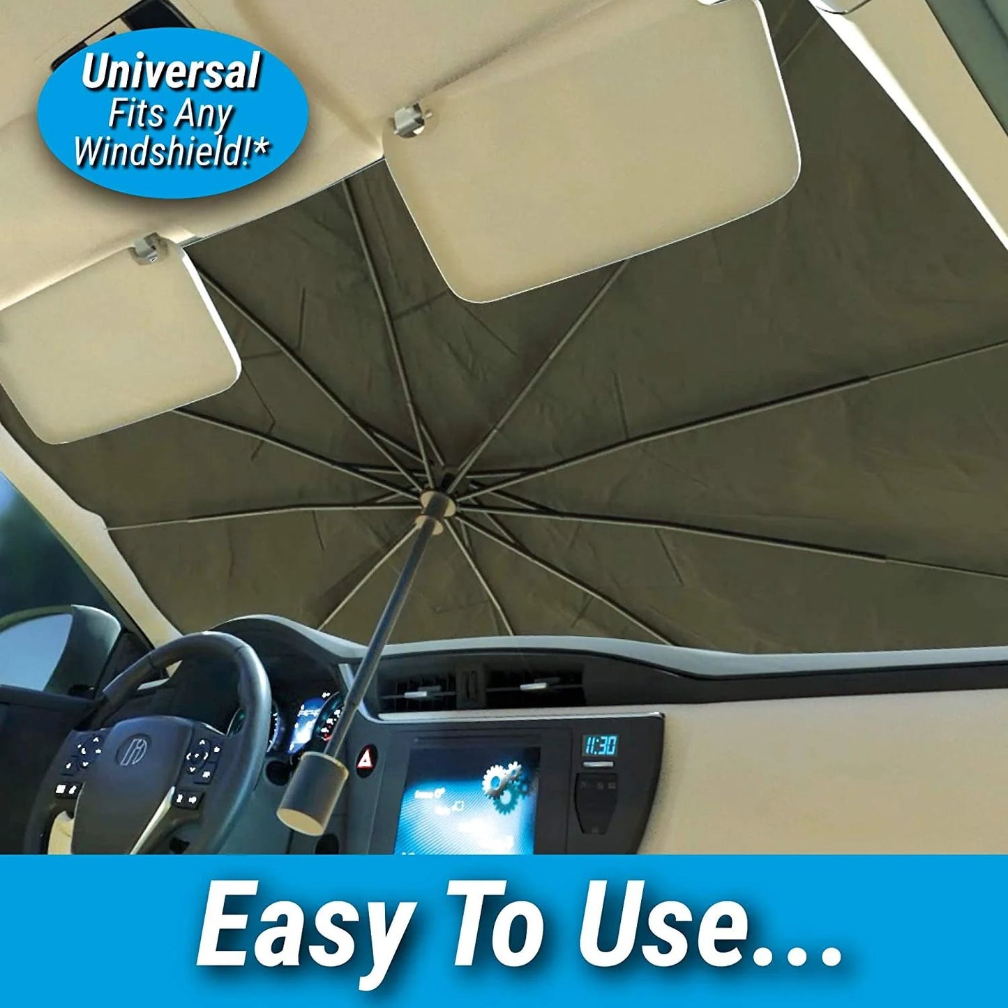 premium Car Windshield Sunshade Foldable Front Window Cover
