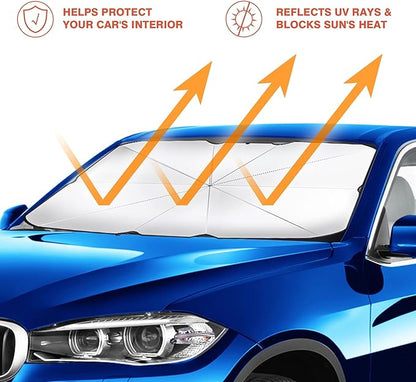 premium Car Windshield Sunshade Foldable Front Window Cover